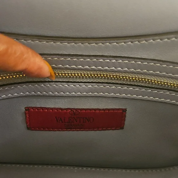 Valentino Garavani Chain Flap Bag - Aqua - Picture 3 of 5